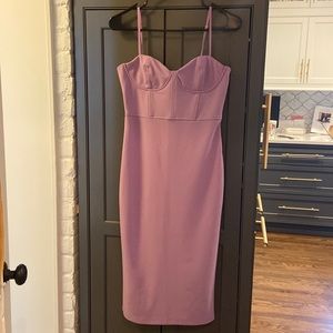 Zara Lavender midi dress. size Small - New With Tags